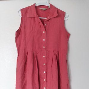 Eddie Bauer 100% Linen Dress